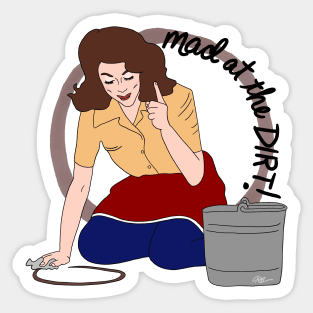 Mommie Dearest is Mad Sticker